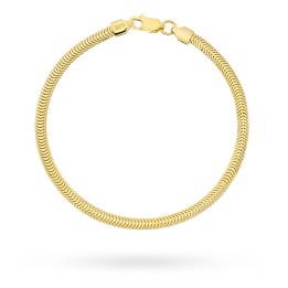 Bransoletka złota żmijka - 3,3 mm