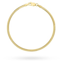 Bransoletka złota żmijka - 2,6 mm