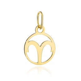 Zawieszka złota znak zodiaku BARAN pr. 333
