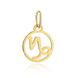 Zawieszka złota znak zodiaku KOZIOROŻEC pr. 333