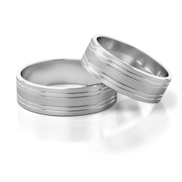 Obrączki ślubne – model 102