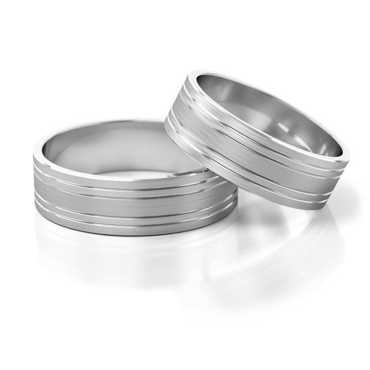 Obrączki ślubne – model 102
