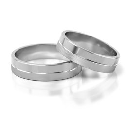 Obrączki ślubne – model 121