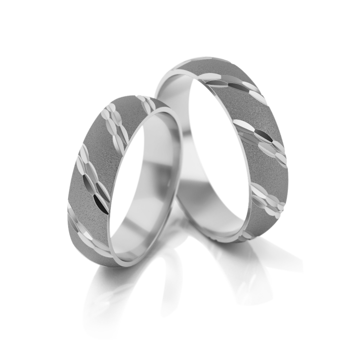 Obrączki ślubne – model 14