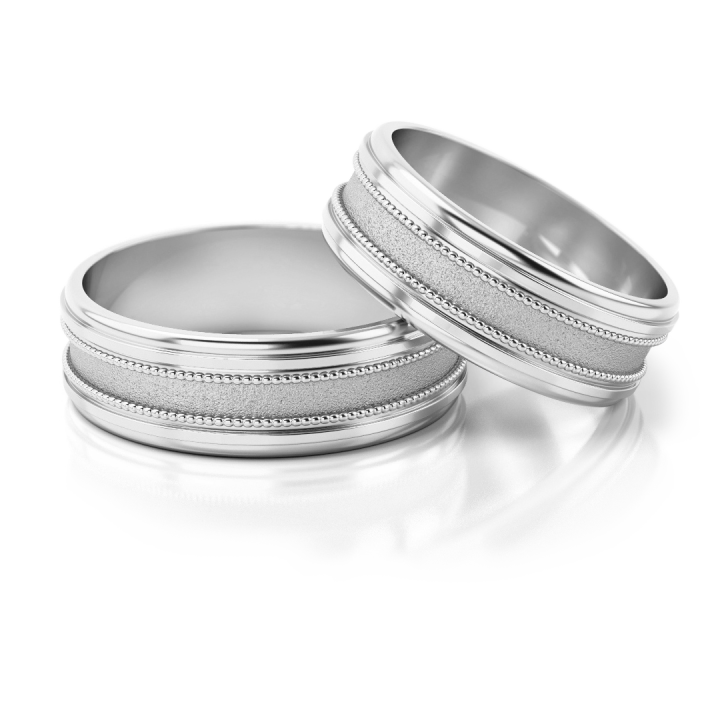 Obrączki ślubne – model 142