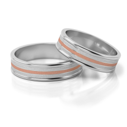 Obrączki ślubne – model 143