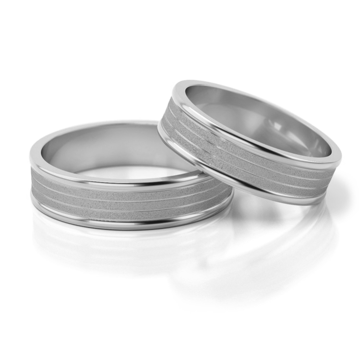 Obrączki ślubne – model 143