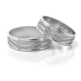Obrączki ślubne – model 176