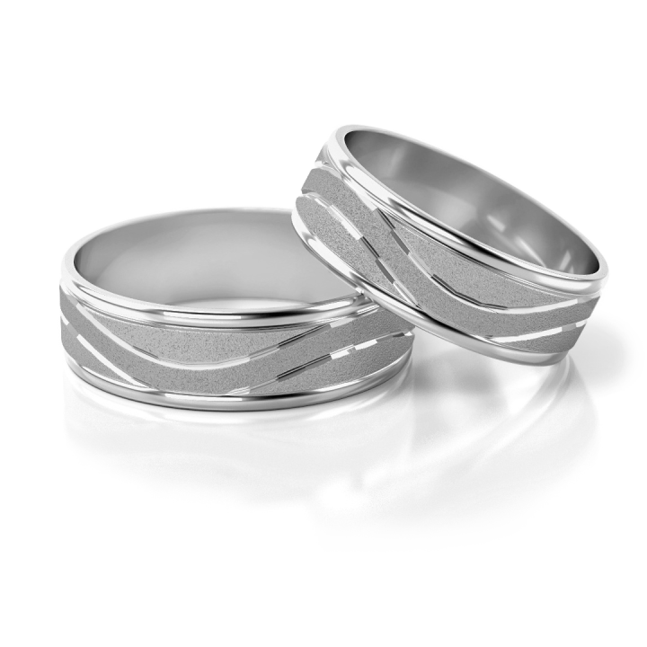 Obrączki ślubne – model 176
