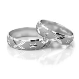 Obrączki ślubne – model 20