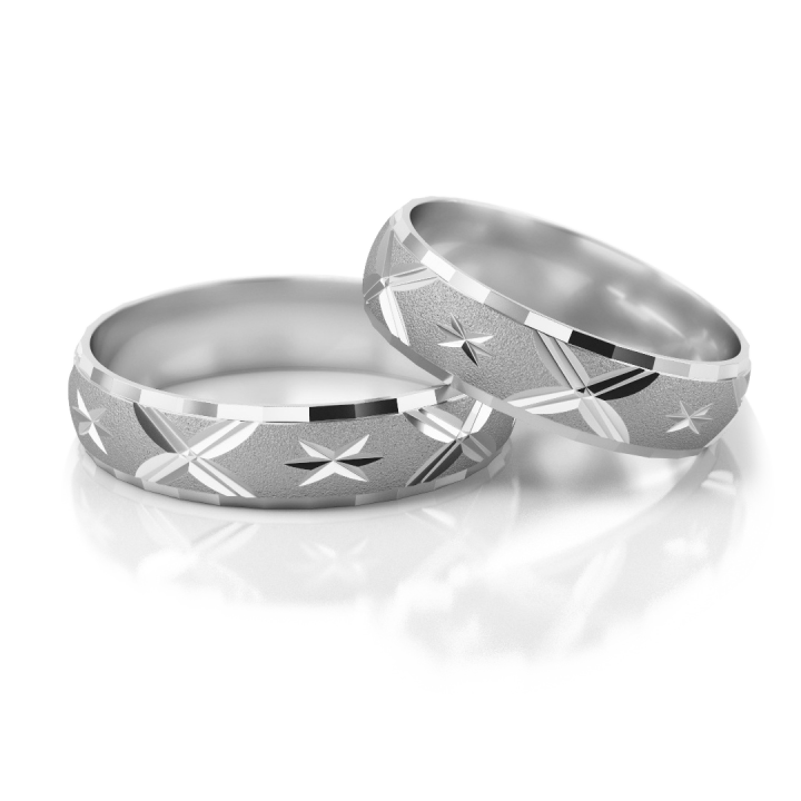 Obrączki ślubne – model 20
