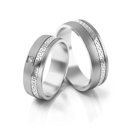 Obrączki ślubne – model 203