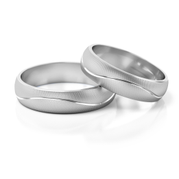 Obrączki ślubne – model 204