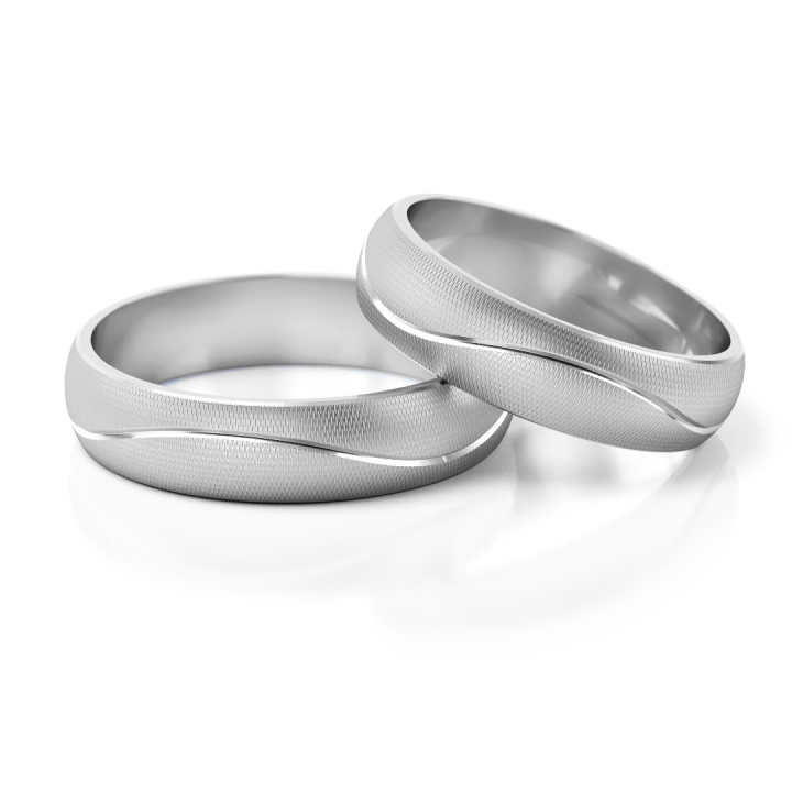 Obrączki ślubne – model 204