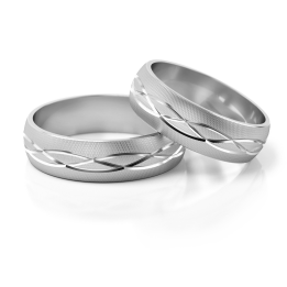 Obrączki ślubne – model 205
