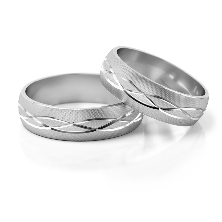 Obrączki ślubne – model 205