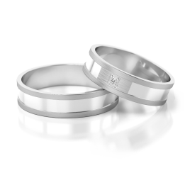 Obrączki ślubne – model 226