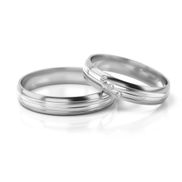 Obrączki ślubne – model 238