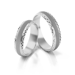 Obrączki ślubne – model 24