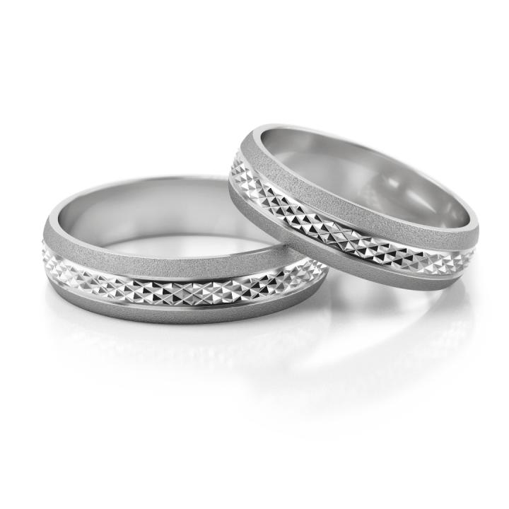 Obrączki ślubne – model 25