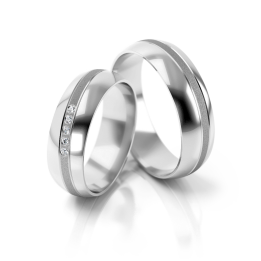 Obrączki ślubne – model 256