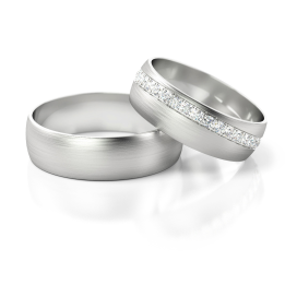 Obrączki ślubne – model 292