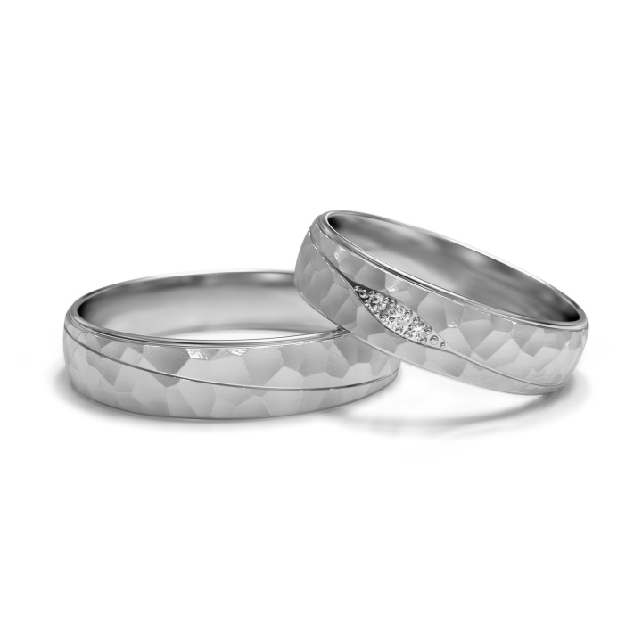 Obrączki ślubne – model 319