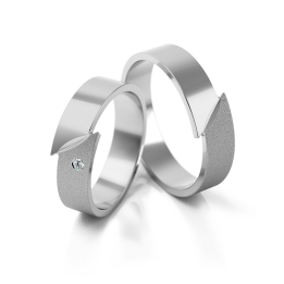 Obrączki ślubne – model 33