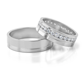 Obrączki ślubne – model 78