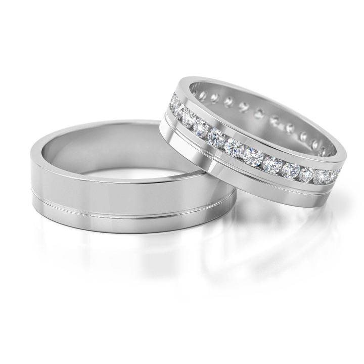 Obrączki ślubne – model 78