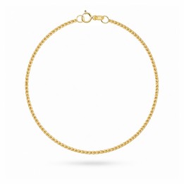 Bransoletka złota splot Lisi Ogon - 030