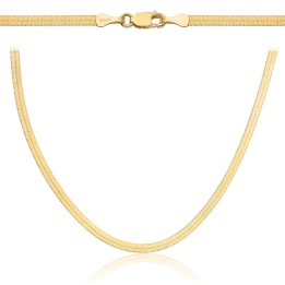 Łańcuch złoty taśma 40cm - 2,5 mm